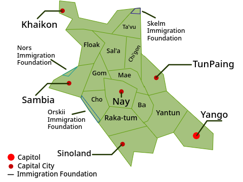Map of Hakha Rakhine (Small Towns and Villages)
