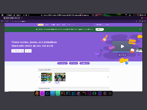 scratch on a certain dark web browser