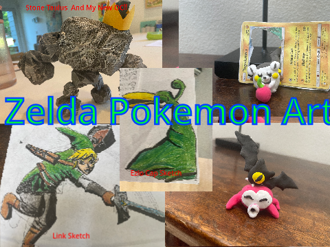 Zelda Pokemon Art Dump Clay Sketch