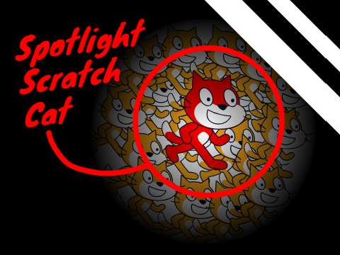 Spotlight Scratch Cat