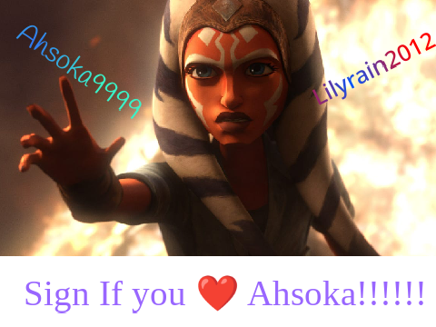 Remix and sign if you love Ahsoka!!! remix