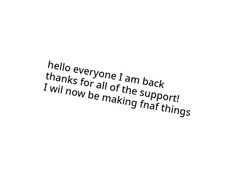 IM BACK