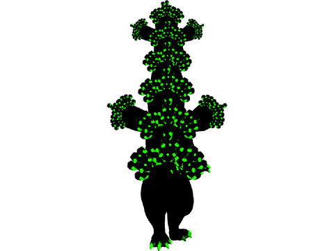 251-500 Headed Demon Barney