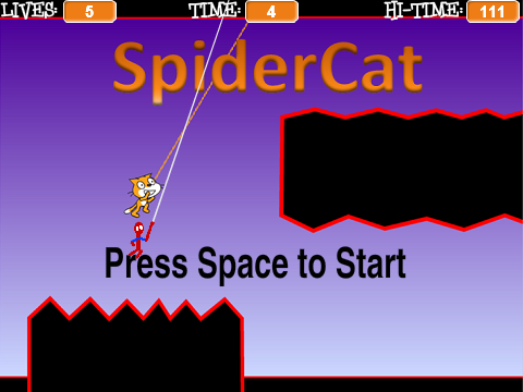 Spiderman web swing