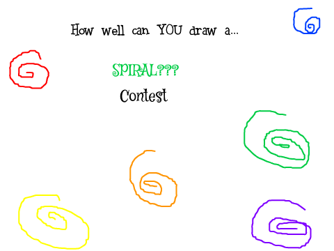 How Well Can You Draw A Spiral?[CLOSED]