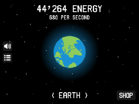 planet clicker but theres a chicken somewhere