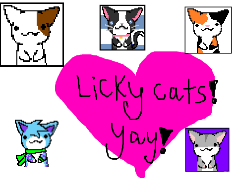 Licky cats!! :D