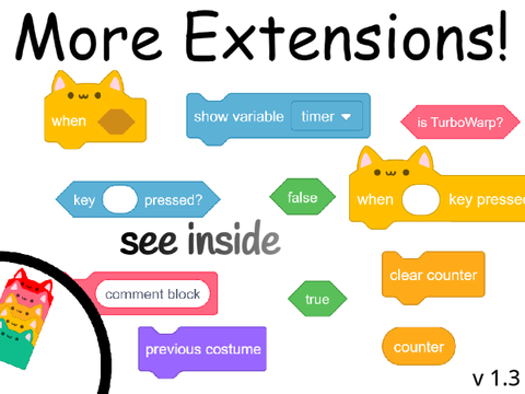 More Extensions (more working blocks)