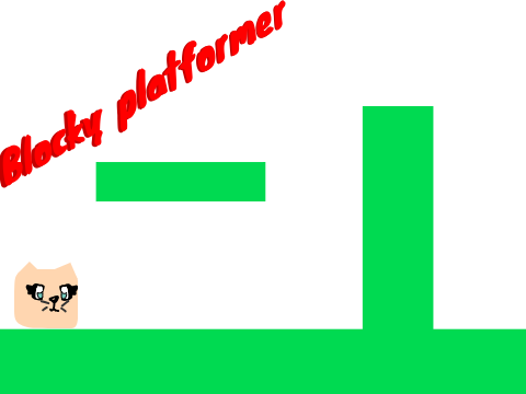 blocky platformer 