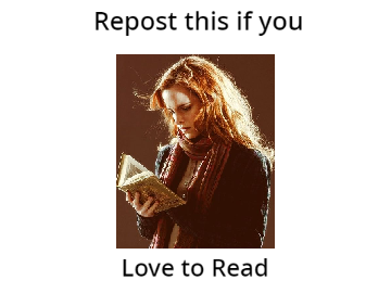 Repost if you love to read remix remix remix