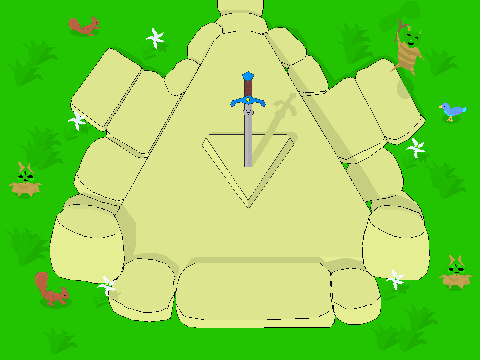 LoZ Art - Mastersword Pedestal