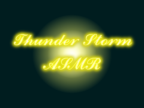 Thunder storm  ||ASMR||
