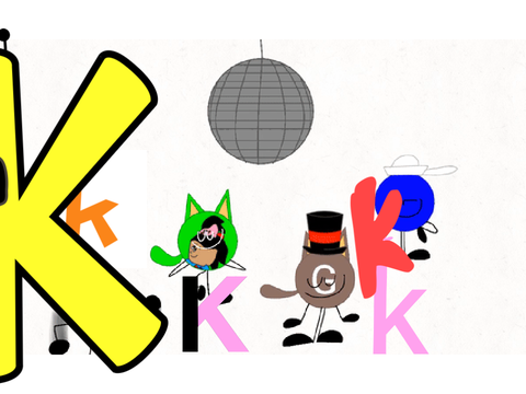 (Add your Letter K #3) Dacning with Ivan Tube Characters remix