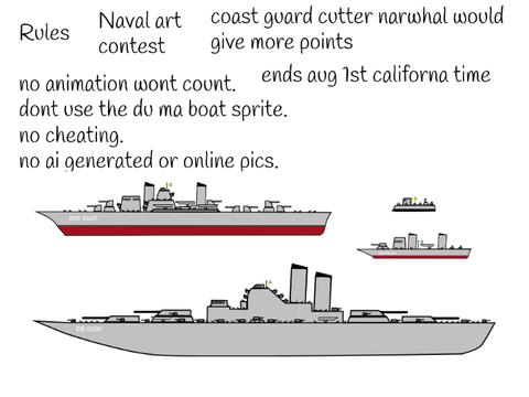 naval/coast guard art comp entry