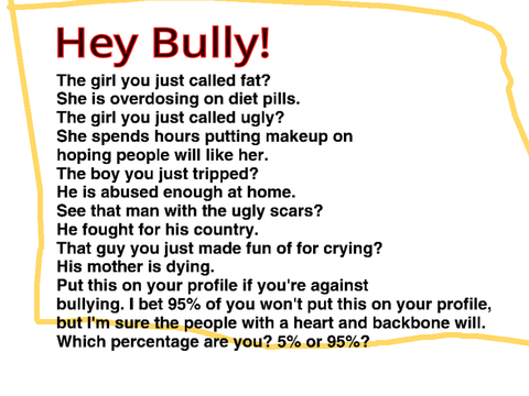 Hey bully! 
