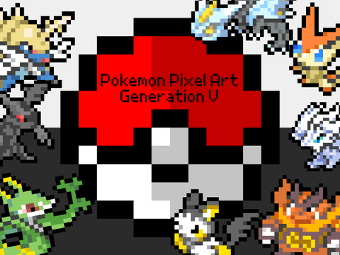 Pokémon Pixel Art: Generation V