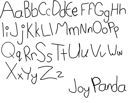 Joy Panda- Free Vector Font w/ Credit
