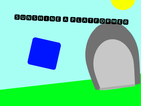 Sunshine a platformer