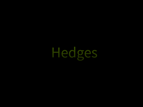 hedges - my level i made