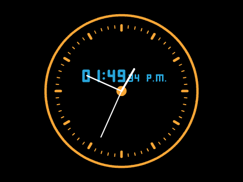100% pen clock!