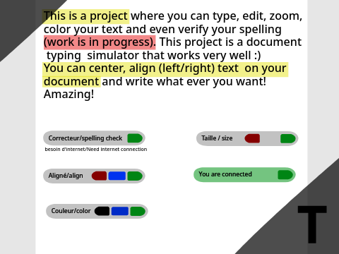 Word processor V0.1