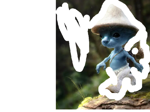 Smurf cat clicker