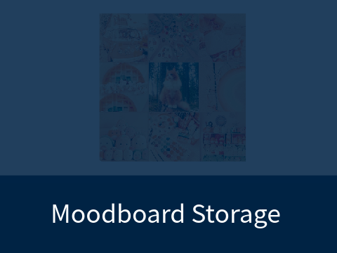 ✦ Moodboard Storage