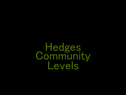hedges - a scrolling maze - community levels