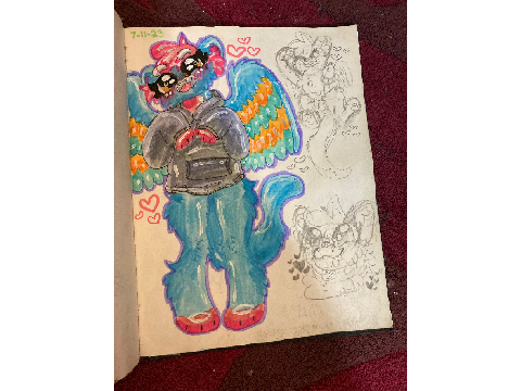 July sketchbook entries