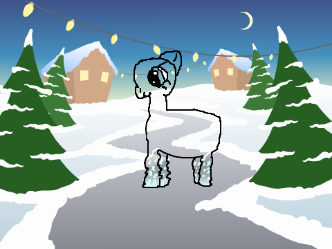 Christmas Ponies Template