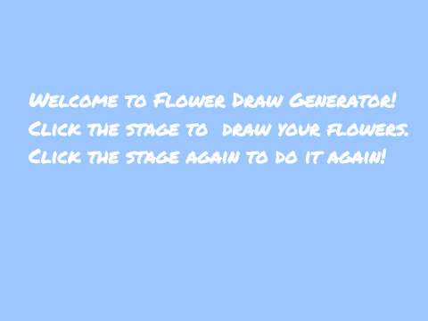 Flower Draw Generator