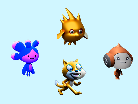 3D sprite with AI
