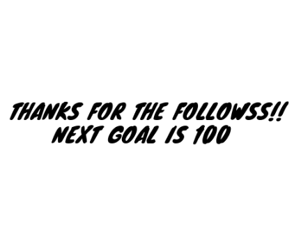 HAPPY 60 FOLLOWERS!!