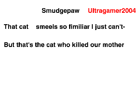 Thunderclan's life part 5: the gathering lines