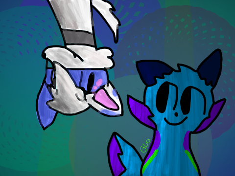 Best Friend Art!  For sswolfie