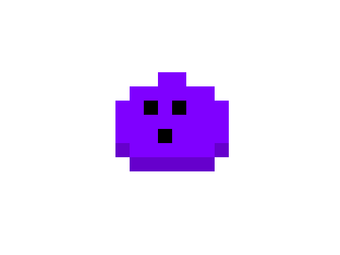 Animated Pixel Slime Thing