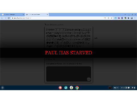 I tried beating the password game