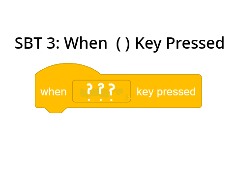 Scratch Block Training 3: When ( ) Key Pressed