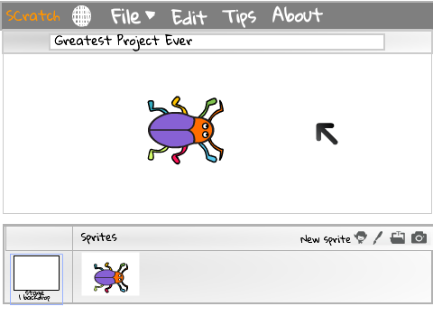 How to save your project on your computer.