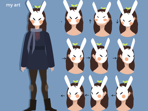 character referance page....thing....xD (vector)
