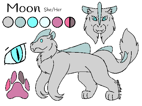 Moonstar as a Furfinfrill!