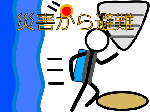 災害から避難