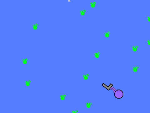 falling and shooting
