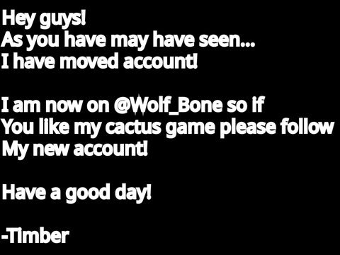 I have moved acc - @Wolf_Bone