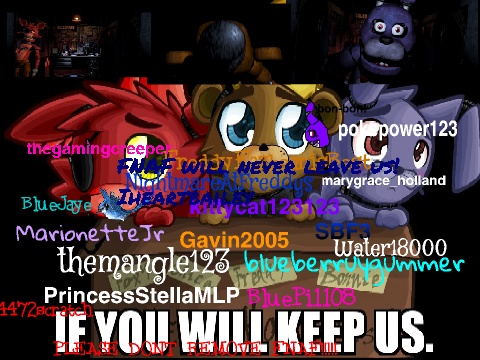 Sign To Keep FNAF On Scratch Don't Go FNAF Please!!! remix remix remix remix remix