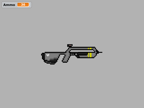 Pixel Halo Battle Rifle