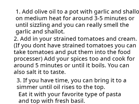 Simple tomato sauce recipe