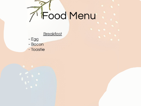 <<Menu>>