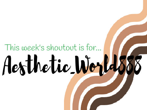 This week's shout out
