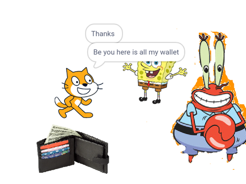 Mr crabs and sponge bob probably a bit bad